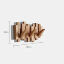 Hanging Wall Rack with Folding Pegs