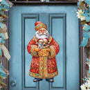 St Nick, Kitten & Puppy Wood Door Art