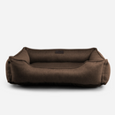 Cotton Sleeper Dog Bed in Brown - Chester & Lee