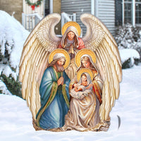 Angel Nativity Outdoor Lawn Art
