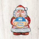 Traditional Merry Christmas Santa Claus Door Hanger