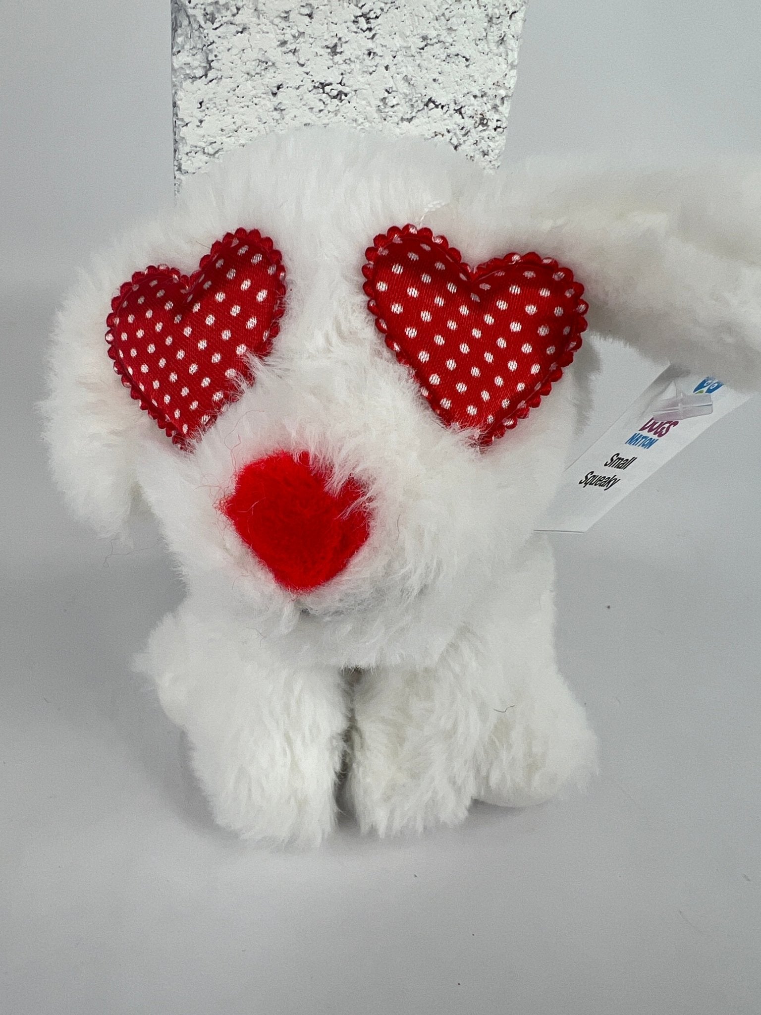 SMALL & TINY Hearts, Love & Candy Pet Toys: Squeak & NO SQUEAK