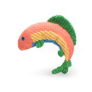 Raucous Rainbow Trout Knottie® Plush Dog Toy