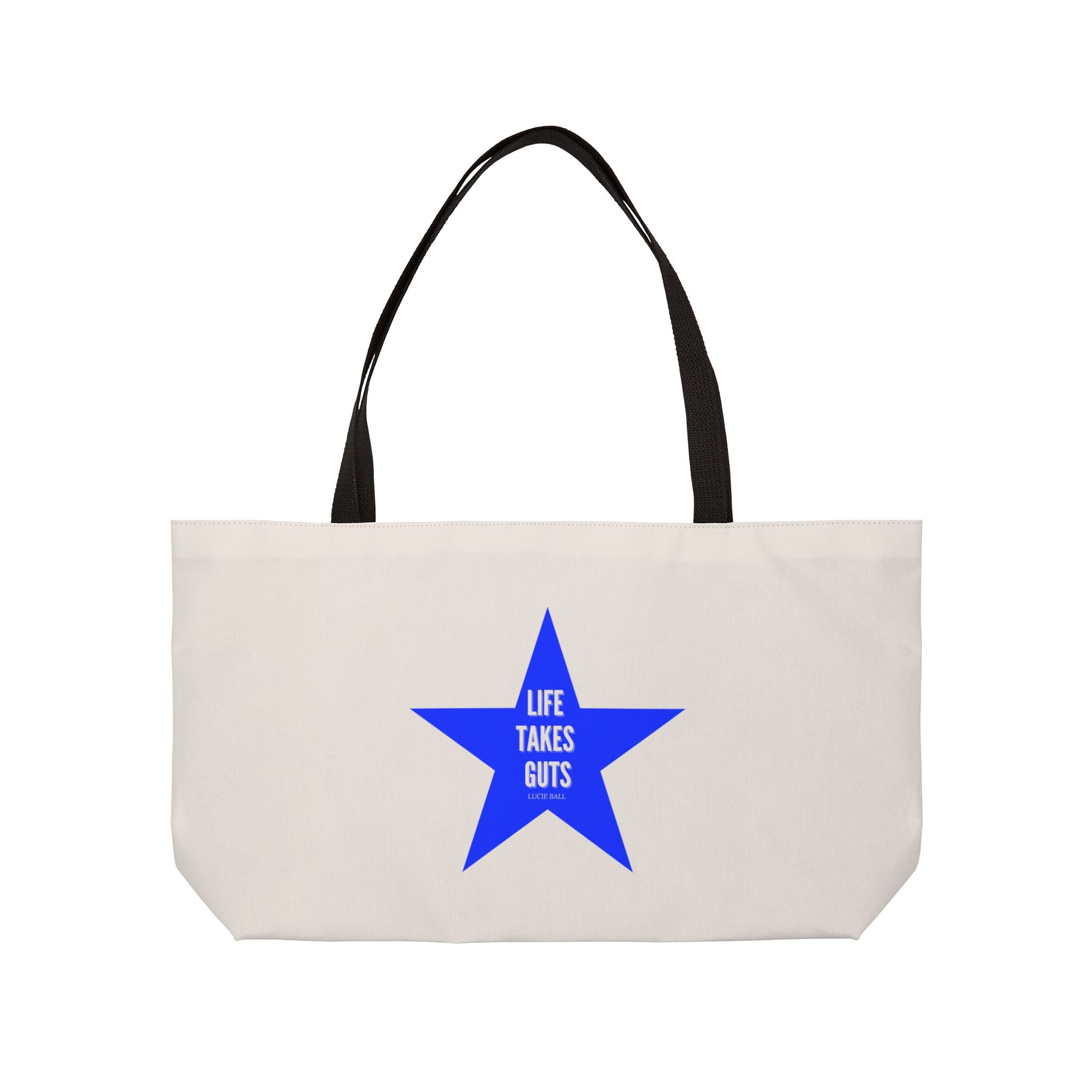 Life Takes Guts Quote Tote Bag