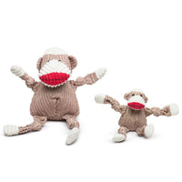 Stuey Sock Monkey Knottie®  Plush Dog Toy