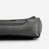 Cotton Sleeper Dog Bed in Gray - Chester & Lee
