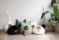 Merino Wool Cat Cave Bed