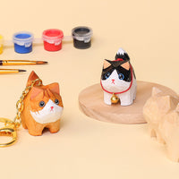 Cat Painting DIY Craft Kit (2) - Create a Keychain