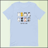 Purrfect Love Cat Unisex T-shirt