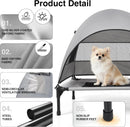 Outdoor Dog Cot and Shade Canopy