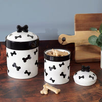 Dog Bones Ceramic Canister Set