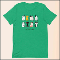 Purrfect Love Cat Unisex T-shirt