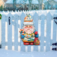 Christmas Gnome Santa Clause & Candy Cane Door Hanger