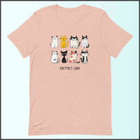 Purrfect Love Cat Unisex T-shirt