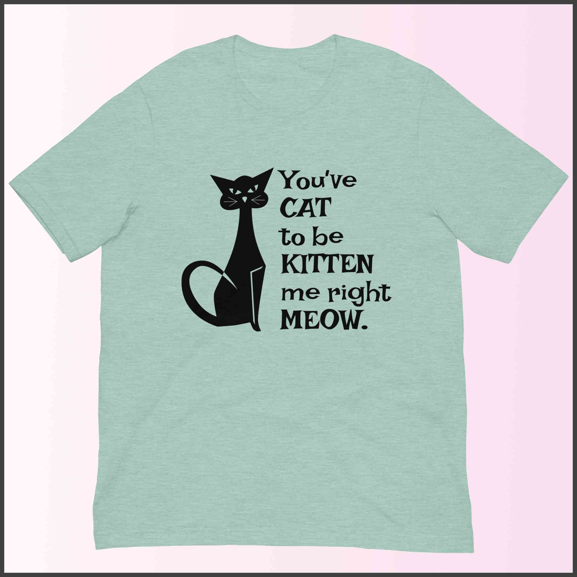 You've Cat to be Kitten Me Right Meow Unisex T-shirt