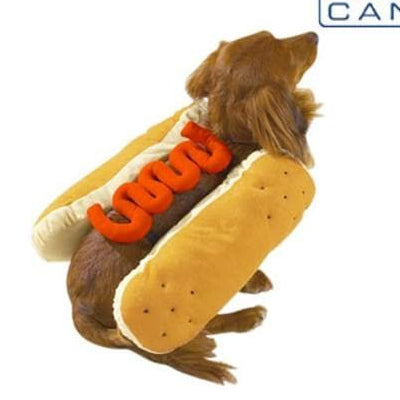 Hot Diggity Dog with Ketchup Dog Costume