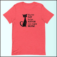 You've Cat to be Kitten Me Right Meow Unisex T-shirt
