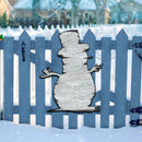 Rustic Snowman Door Decor