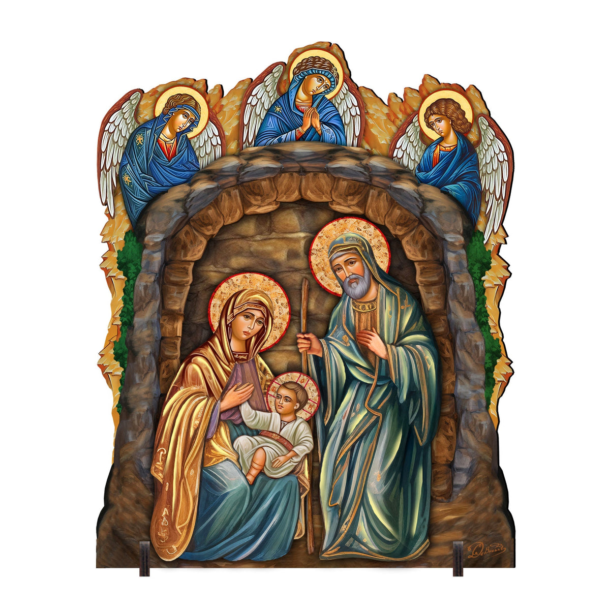 Traditional Nativity & Angels Outdoor Art