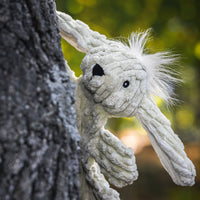 Bobbi Bunny HuggleFlatties™ Durable Plush Dog Toy