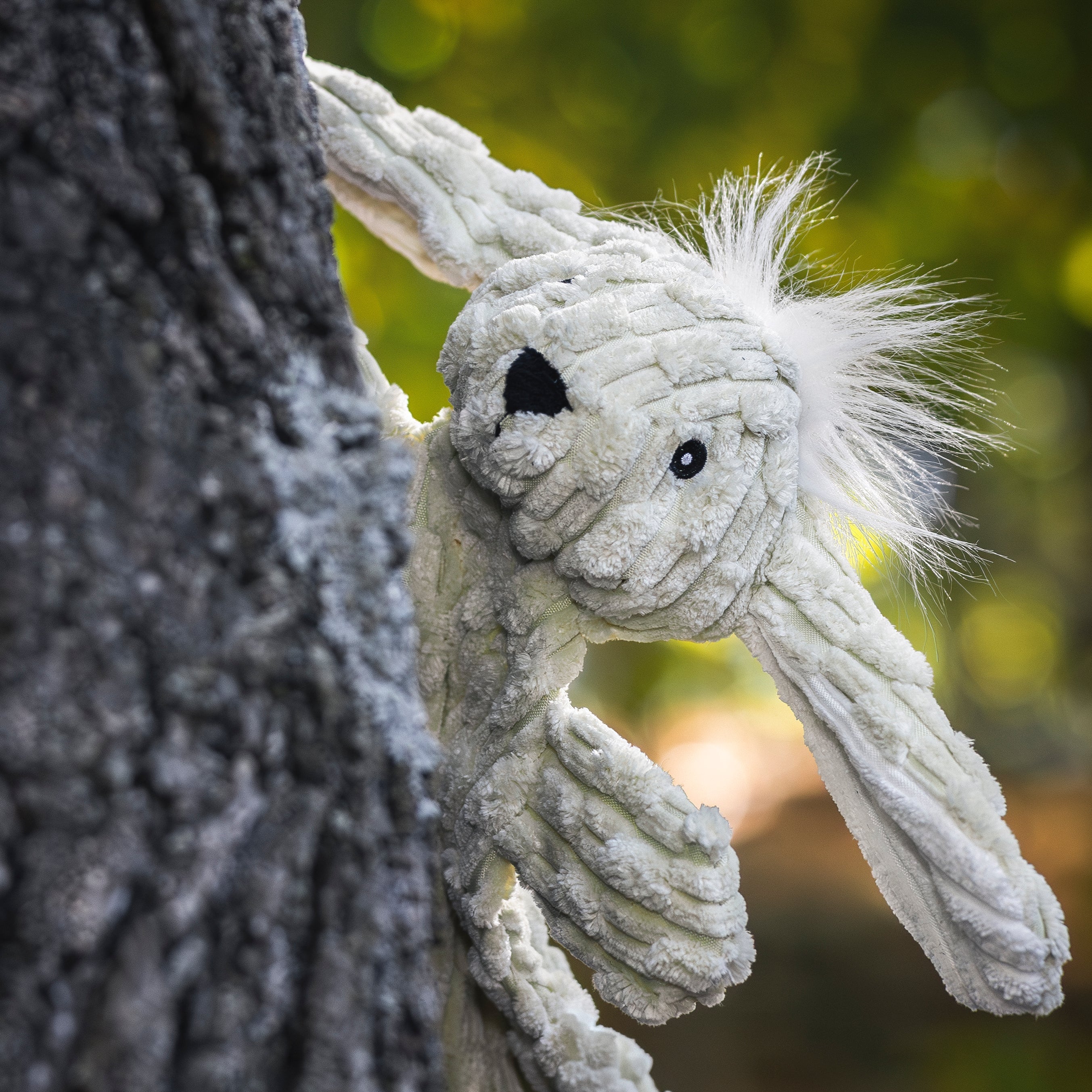 Bobbi Bunny HuggleFlatties™ Durable Plush Dog Toy