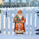 Saint Nicholas & Christmas Tree Door Hanger Art