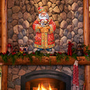 St Nick, Kitten & Puppy Wood Door Art