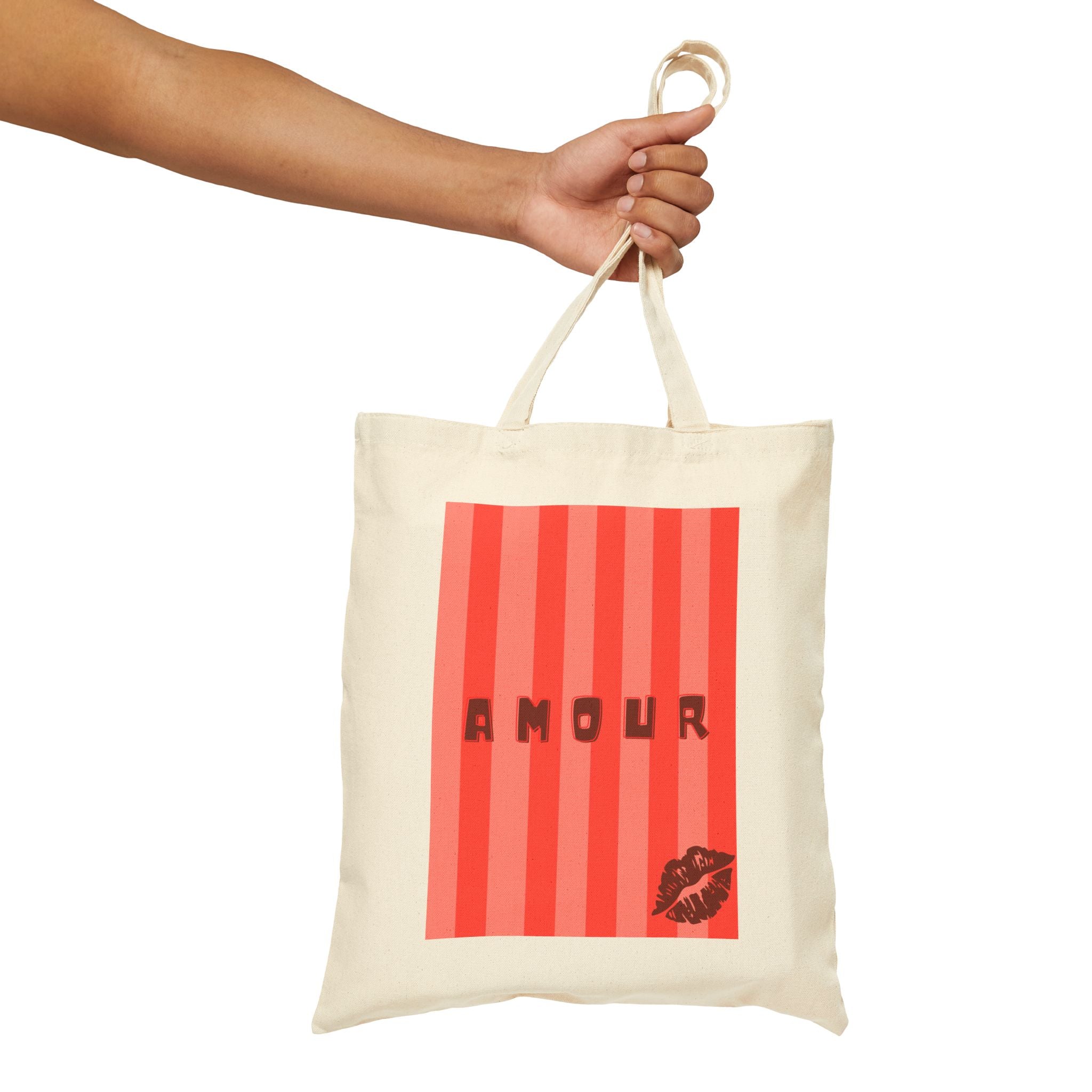 AMOUR Canvas Tote Bag