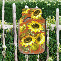 Sunflower Mason Jar Door Decor