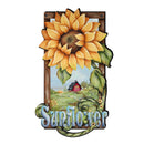Sunflower Farms Fall Wood Door Sign