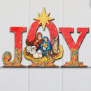JOY Nativity & Star of Bethlehem Door Hanger