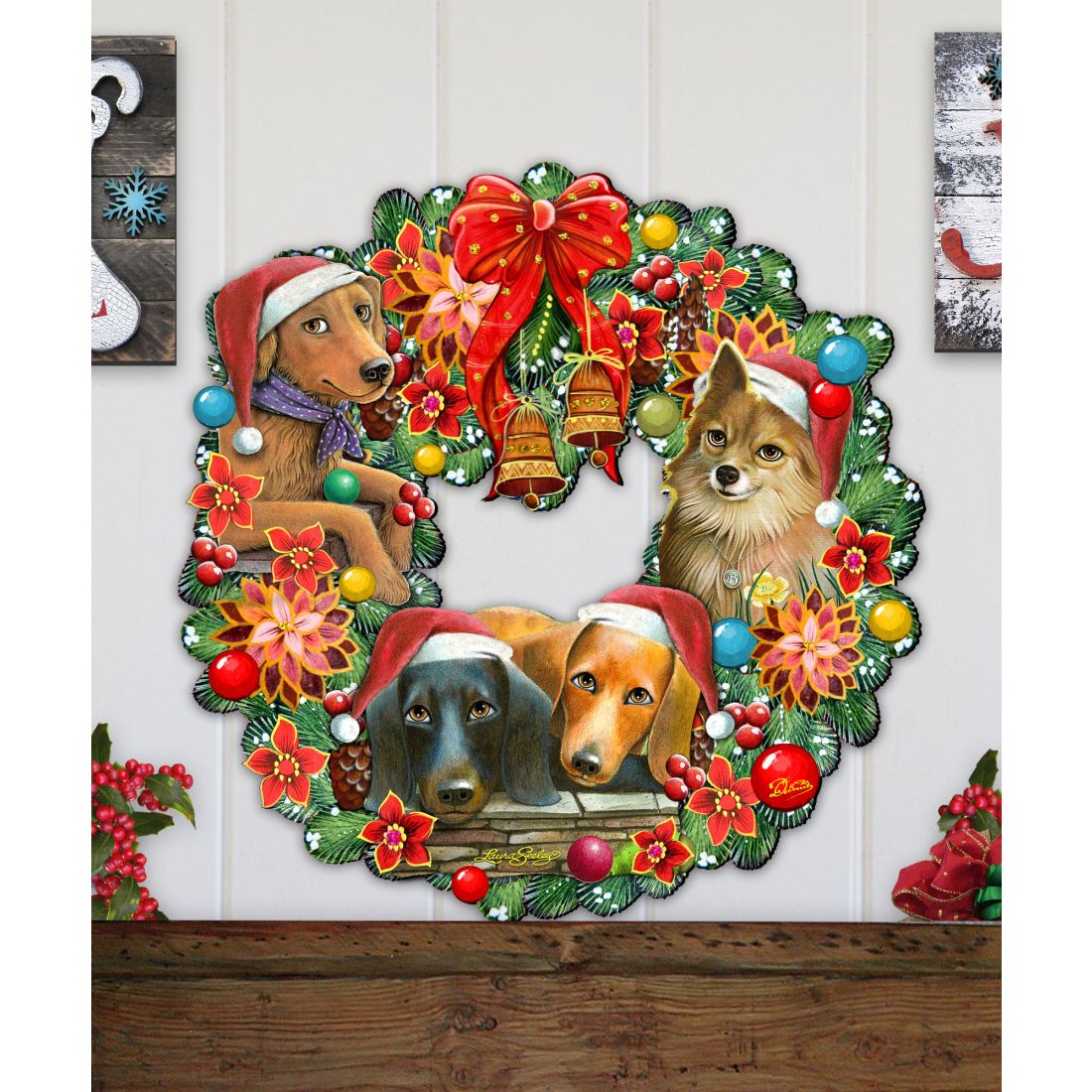 Dog Lovers Christmas Wreath