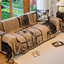 Luxury Pet Cover for Leather Sofa, Non-Slip & Machine Washable