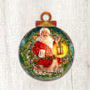Vintage Santa Christmas Door Decor