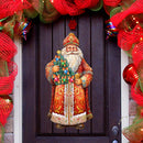 Saint Nicholas & Christmas Tree Door Hanger Art