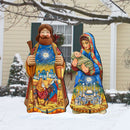Baby Jesus, Mary & Joseph in Bethlehem 2 Piece Set