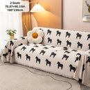 Vintage Slipcovers Couch | Plush Sofa Throw Cover for All Seasons