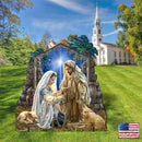 O Holy Night Nativity Scene Outdoor Lawn Display