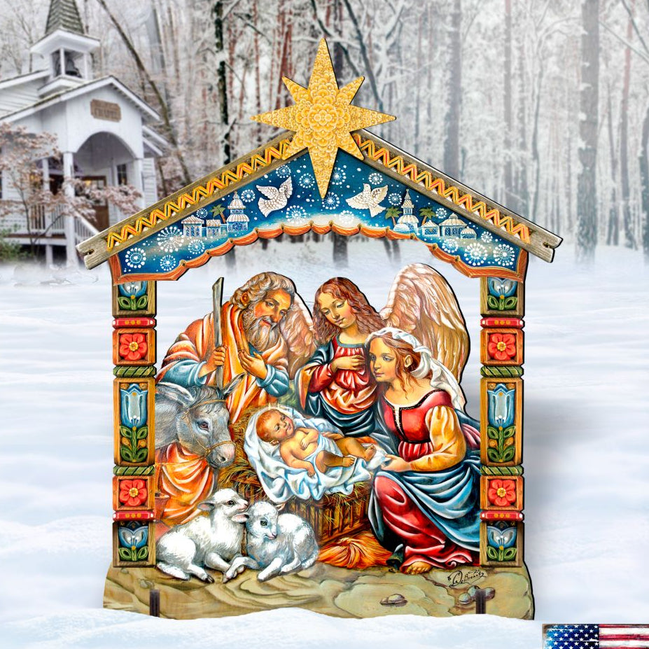 Decorative Nativity Outdoor Display