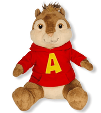 Large Cartoon Character Squeak & NO Squeak Dog Toys: 11"-14"