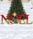 NOEL Nativity & Star of Bethlehem Outdoor Display