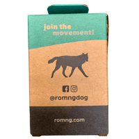 compostable plant-based dog poop bags by rōmng
