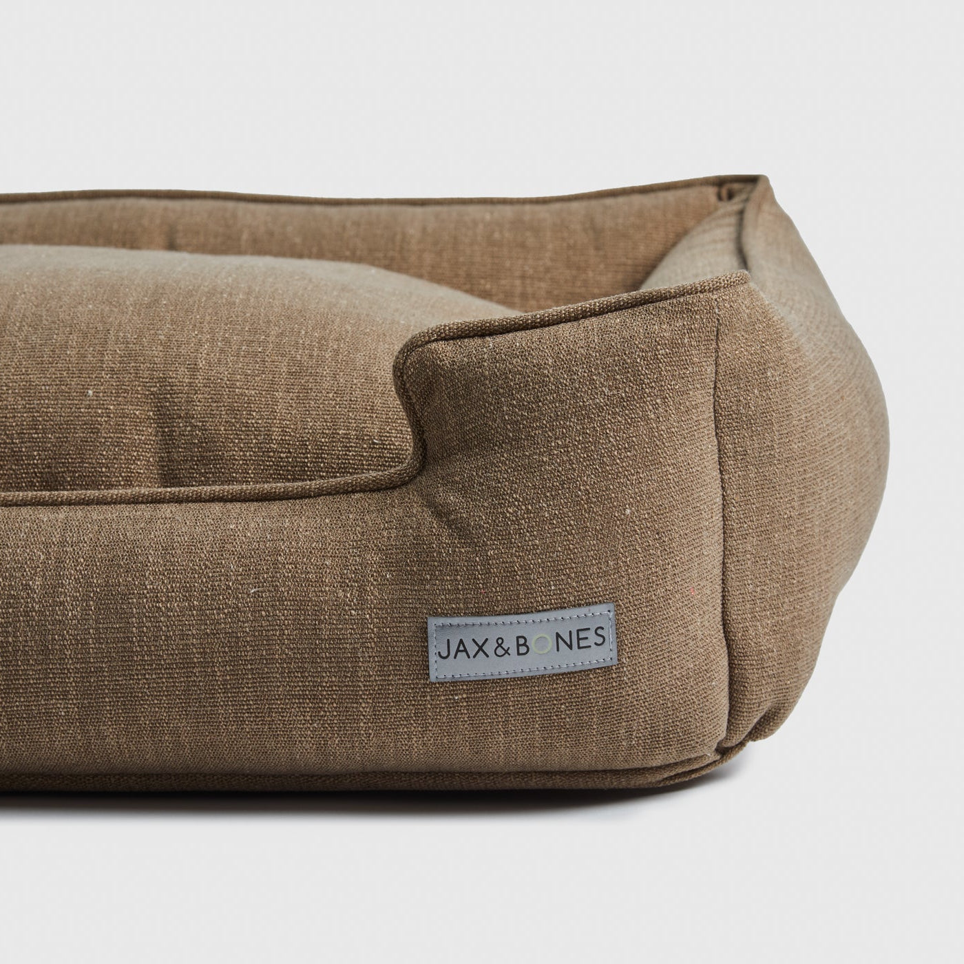 Warby Beige Lounge Dog Bed by Jax & Bones