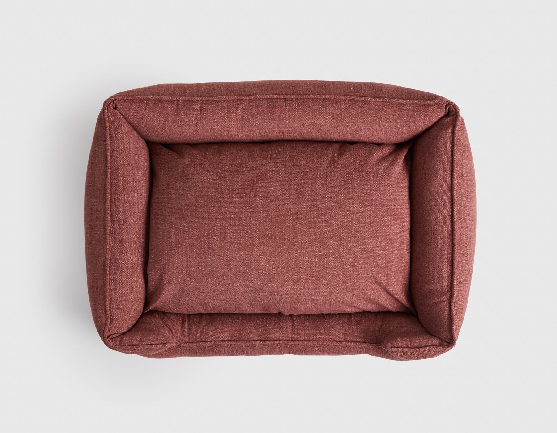 Warby Cranberry Lounge Dog Bed by Jax & Bones