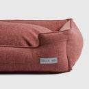 Warby Cranberry Lounge Dog Bed by Jax & Bones