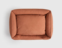 Warby Terracotta Lounge Dog Bed by Jax & Bones