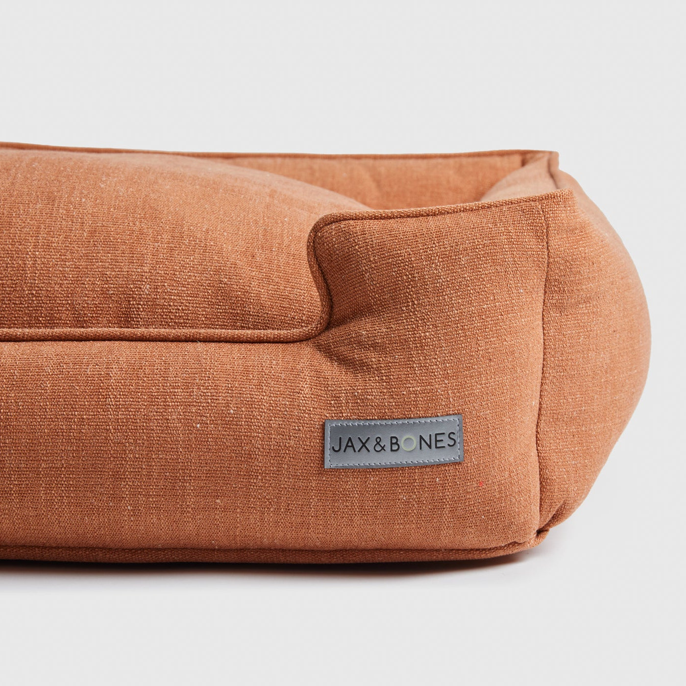 Warby Terracotta Lounge Dog Bed by Jax & Bones