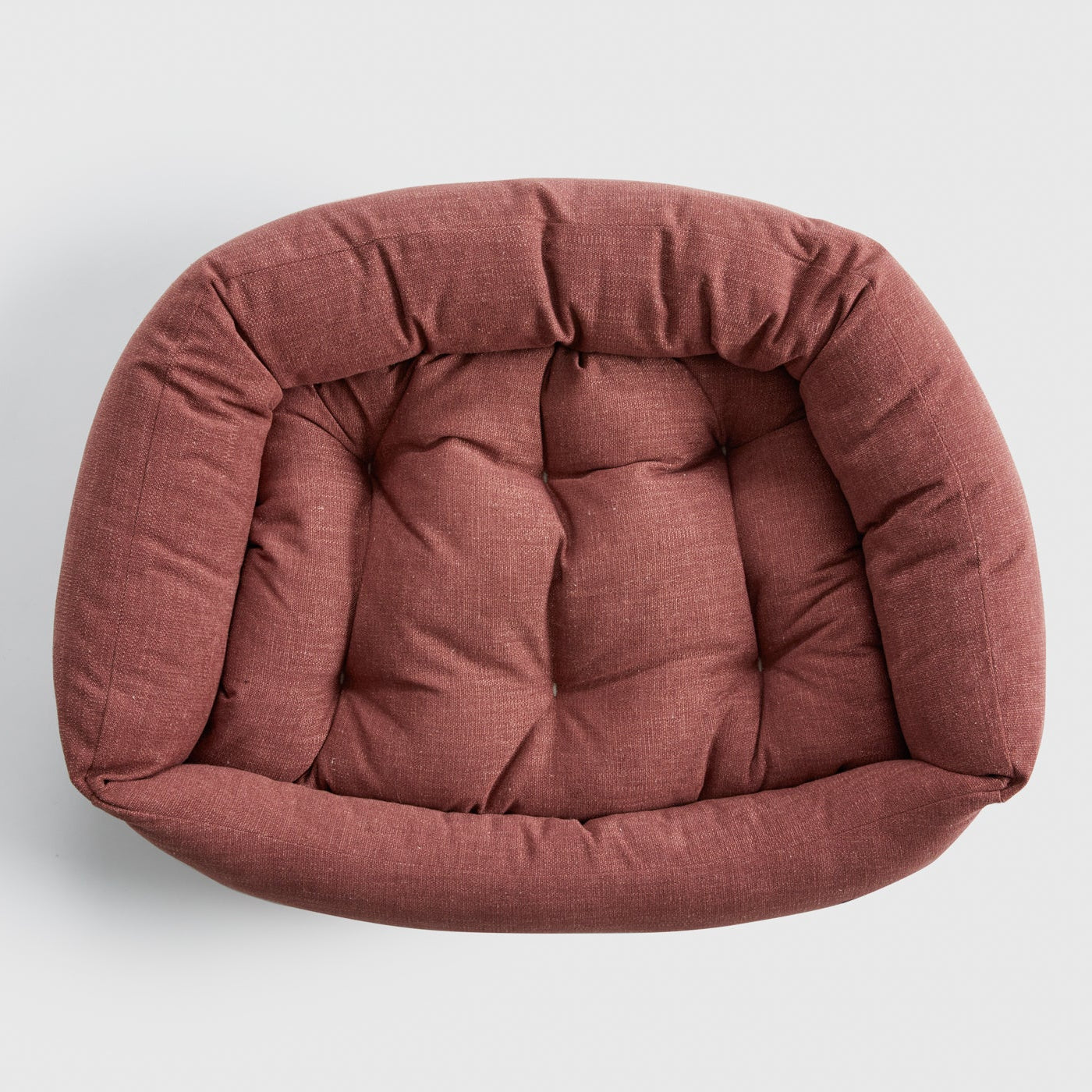 Warby Cranberry Napper Dog Bed by Jax & Bones