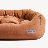 Warby Terracotta Napper Dog Bed by Jax & Bones