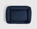 Warby Navy Lounge Dog Bed by Jax & Bones